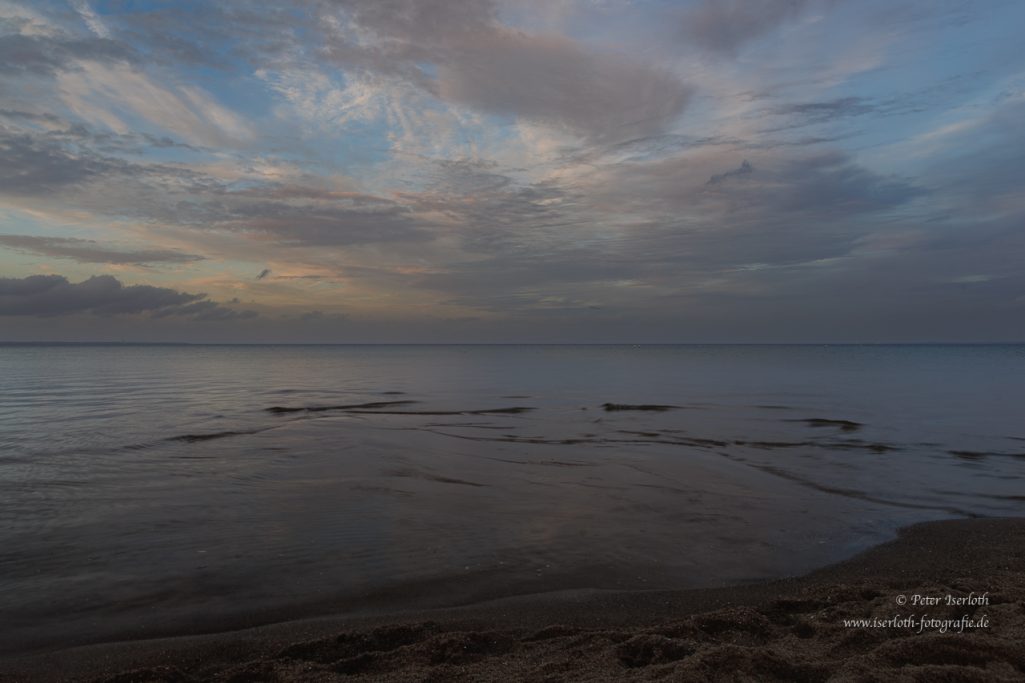 Am frühen Abend am Strand von Timmendorf Strand, tolle Lichtstimmung.